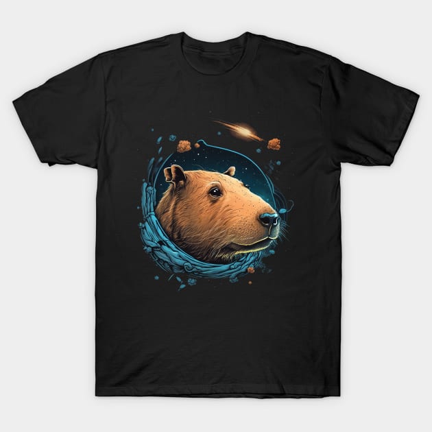 capybara T-Shirt by a cat cooking